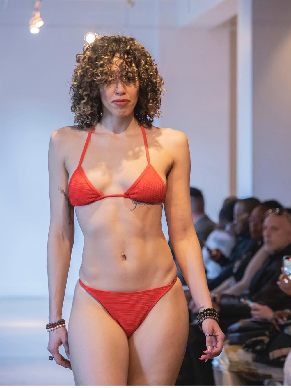 Women’s Red Triangle Bikini Set - Brand